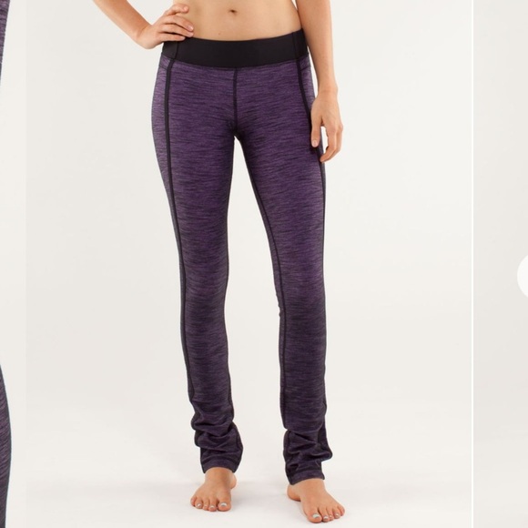 Lululemon yoga purple leggings low rise leggings - Picture 1 of 6